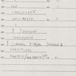 Eastern questionnaire, answ...