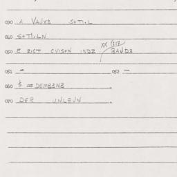 Eastern questionnaire, answ...