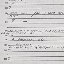 Eastern questionnaire, answ...