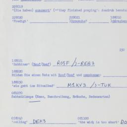 Western questionnaire, answ...