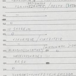 Eastern questionnaire, answ...