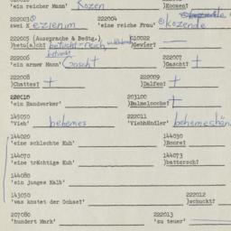Western questionnaire, answ...