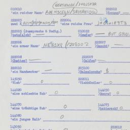 Western questionnaire, answ...
