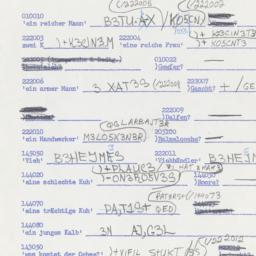 Western questionnaire, answ...