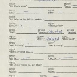Western questionnaire, answ...