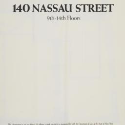 140 Nassau Street, 9th-14th...