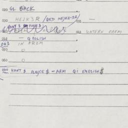Eastern questionnaire, answ...