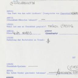 Western questionnaire, answ...