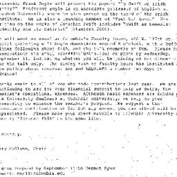 Announcements, 2002-09-13. ...
