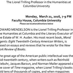 Announcements, 2016-03-21. ...
