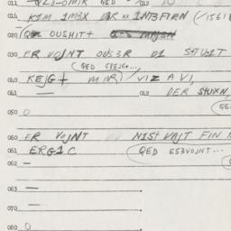 Eastern questionnaire, answ...