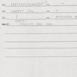 Eastern questionnaire, answ...