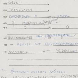 Eastern questionnaire, answ...