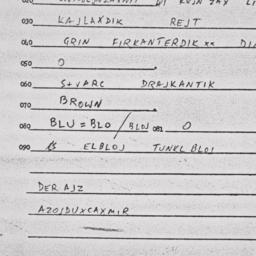 Eastern questionnaire, answ...