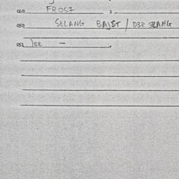 Eastern questionnaire, answ...