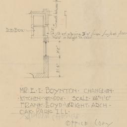 Kitchen window plan