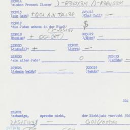 Western questionnaire, answ...