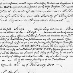 Document, 1800 January 16