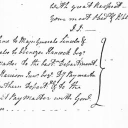 [Document, 1779 January 22]