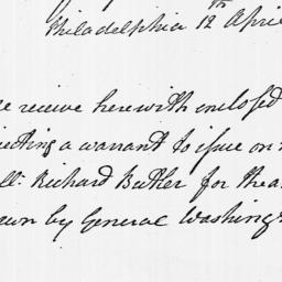 Document, 1779 April 12