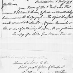 [Document, 1779 July 05]