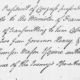 Document, 1779 May 22