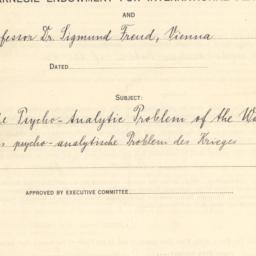 Contract for "The Psyc...