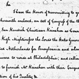 [Document, 1785 April 28]