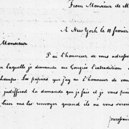 [Document, 1785 February 10]