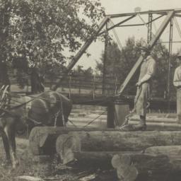 Timbering on Au Sable River...