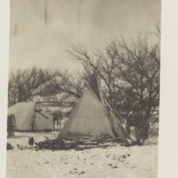 Tipi in Snow