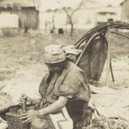 Wasco Woman with Mortar and...
