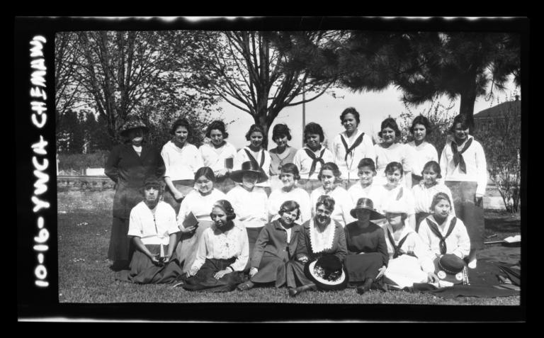 Group of Young Woman from the Chemawa Y.W.C.A., Oregon