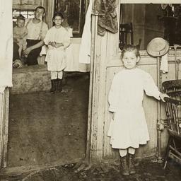 Little Girl Near Stove, Fam...