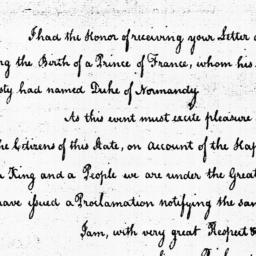 [Document, 1785 July 23]