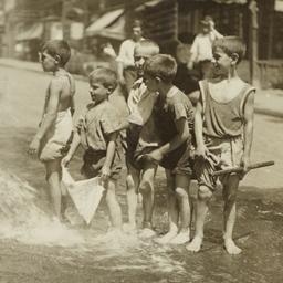 Boys Playing in Open Fire H...