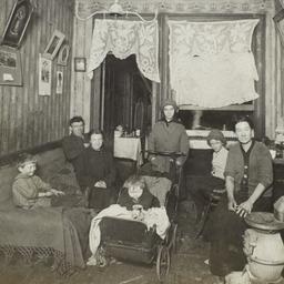 Family in Tenement Room