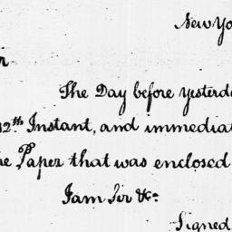[Document, 1786 April 29]