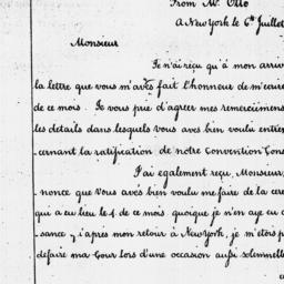 [Document, 1786 July 06]