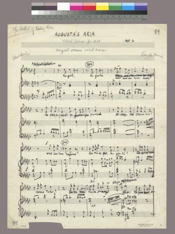 Augusta's Aria, Page 84