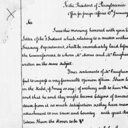 Document, 1787 January 12