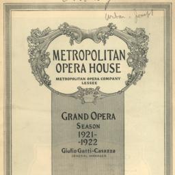 Metropolitan Opera House. G...