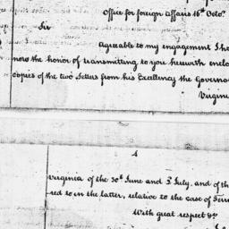 [Document, 1788 October 16]