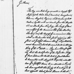 [Document, 1784 January 14]