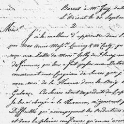 Document, 1782 September 30