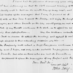 Document, 1822 April 23