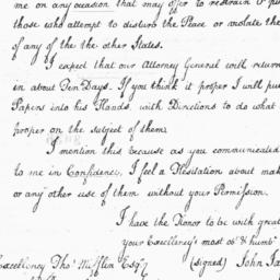 [Document, 1796 September 06]