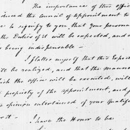 Document, 1796 February 22