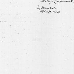 [Document, 1808 April 19]