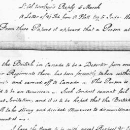 [Document, 1798 March 26]